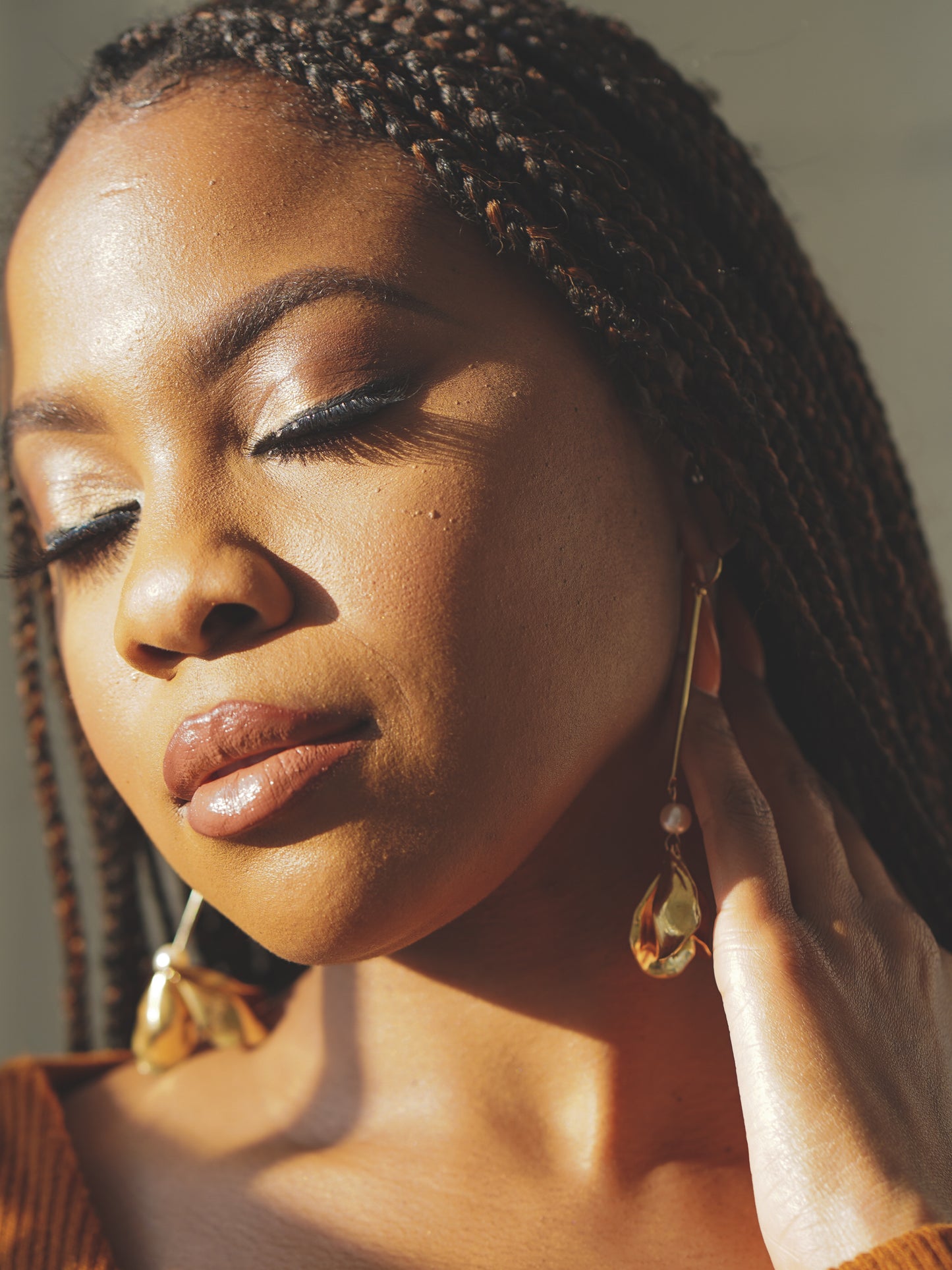 Floral Drop Earrings