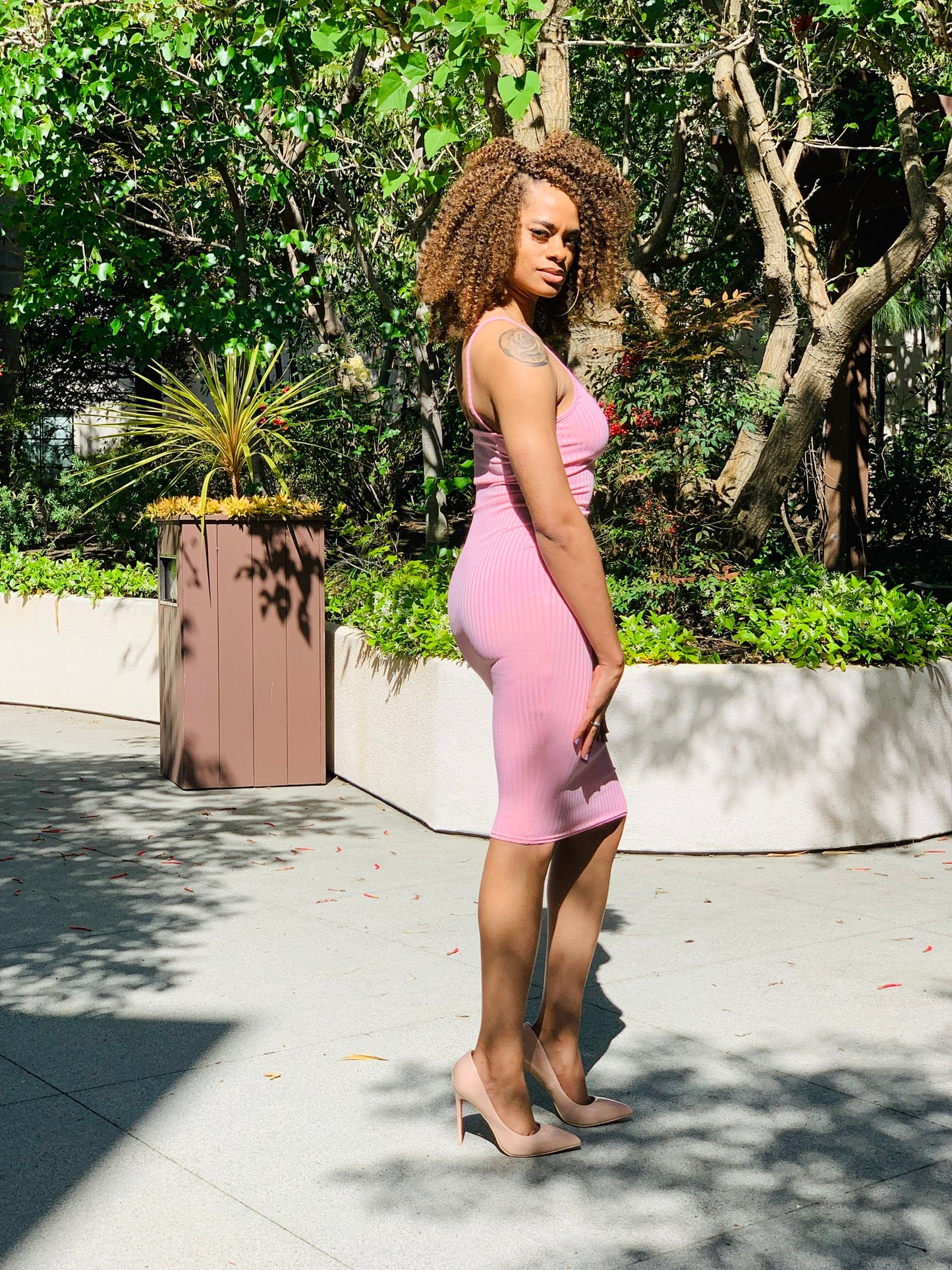 Rib Me Down Dress - Lavish Accessories & Shoe House