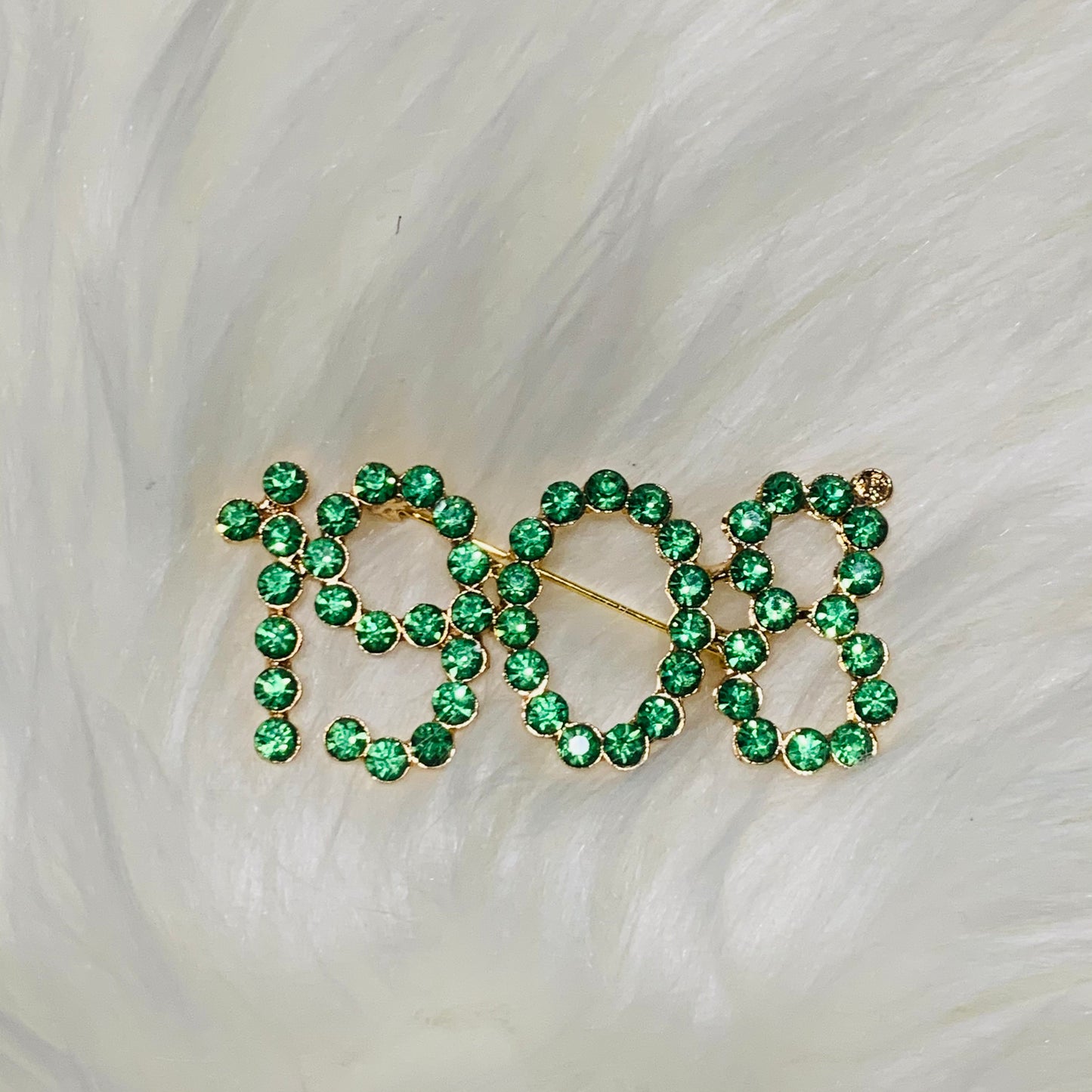 AKA 1908 Pin - Green - Lavish Accessories & Shoe House