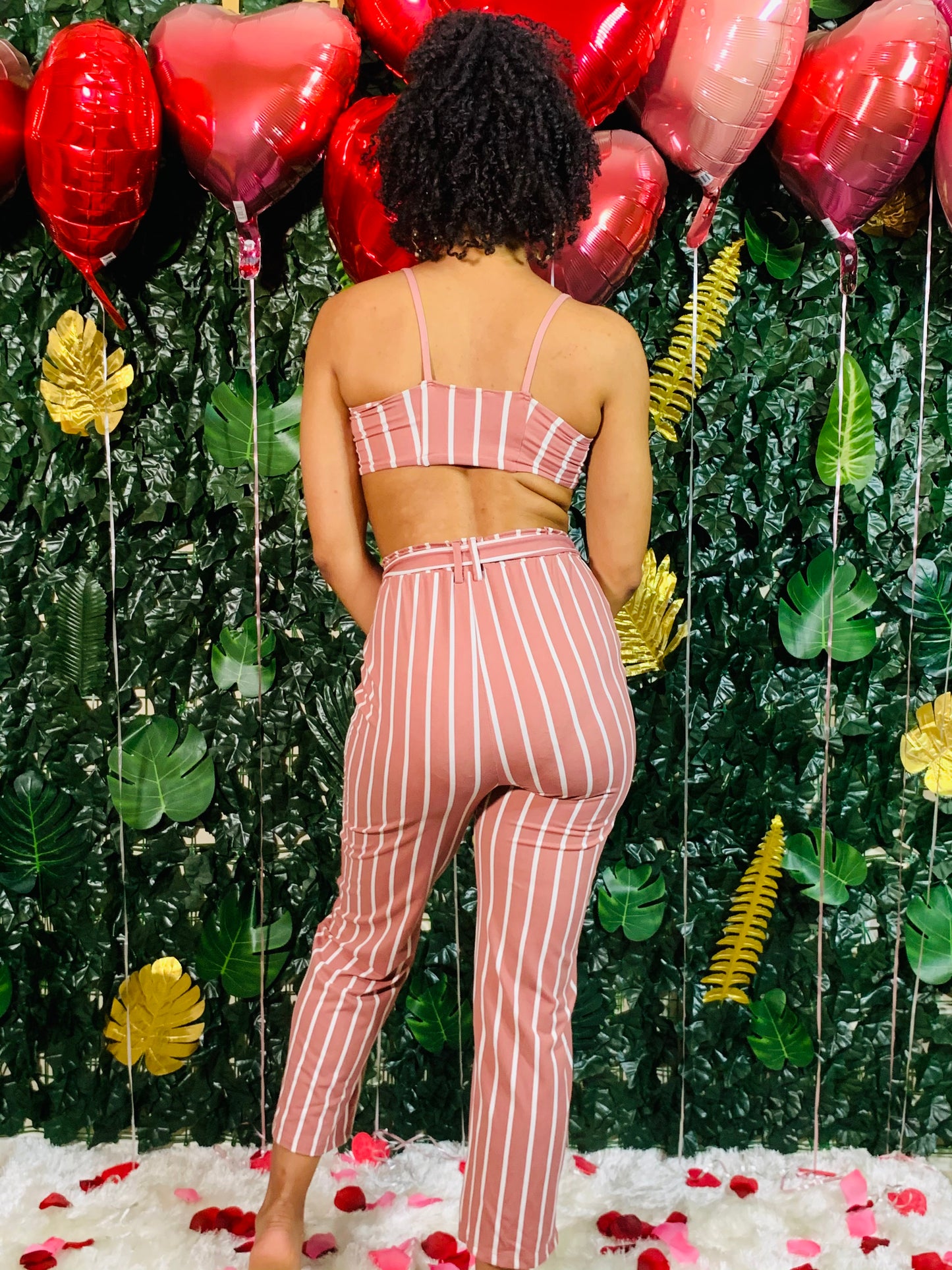 Spring & Stripes Set - Mauve