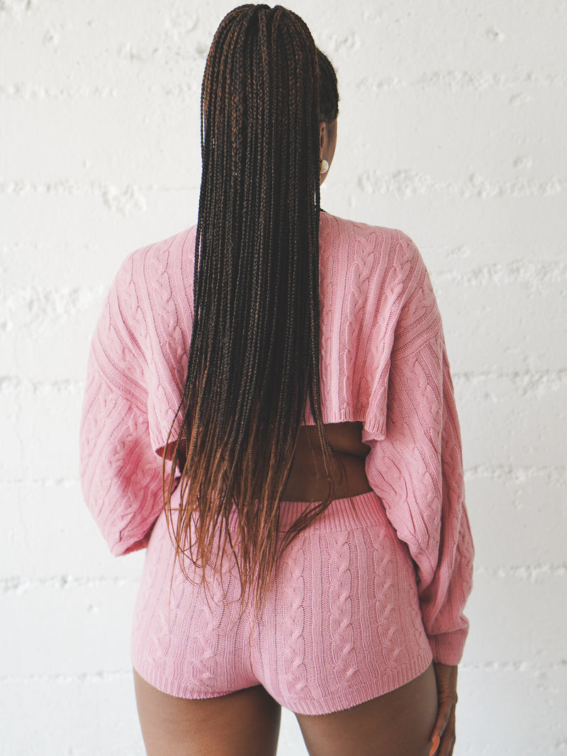 Desi Sweater Set - Pink