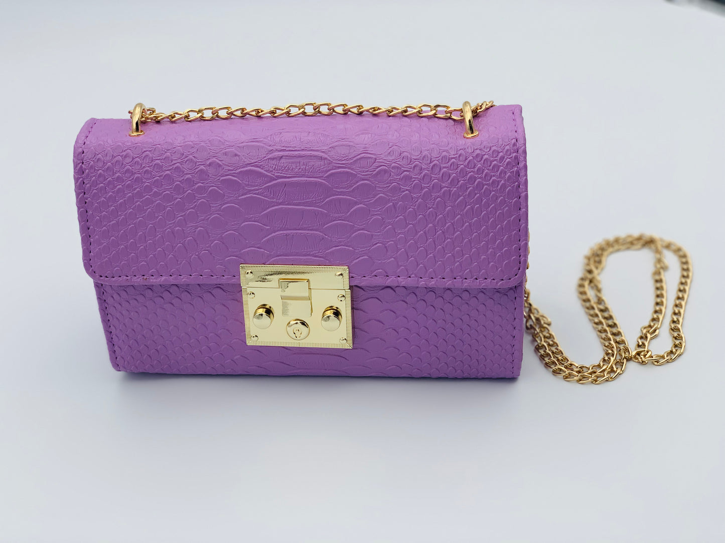 Cute In Croc Skin Bag - Lavish Accessories & Shoe House