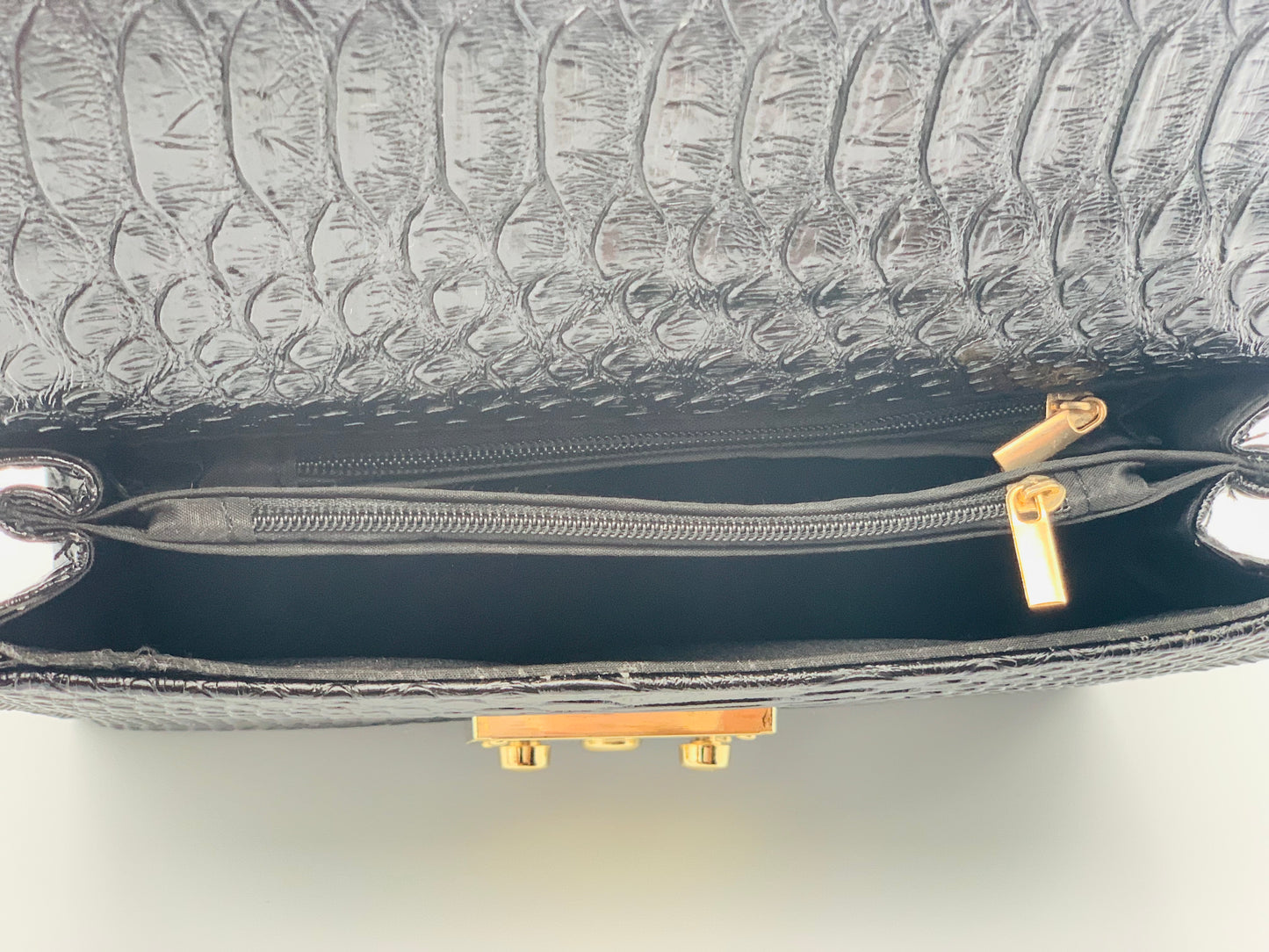 Cute In Croc Skin Bag - Lavish Accessories & Shoe House