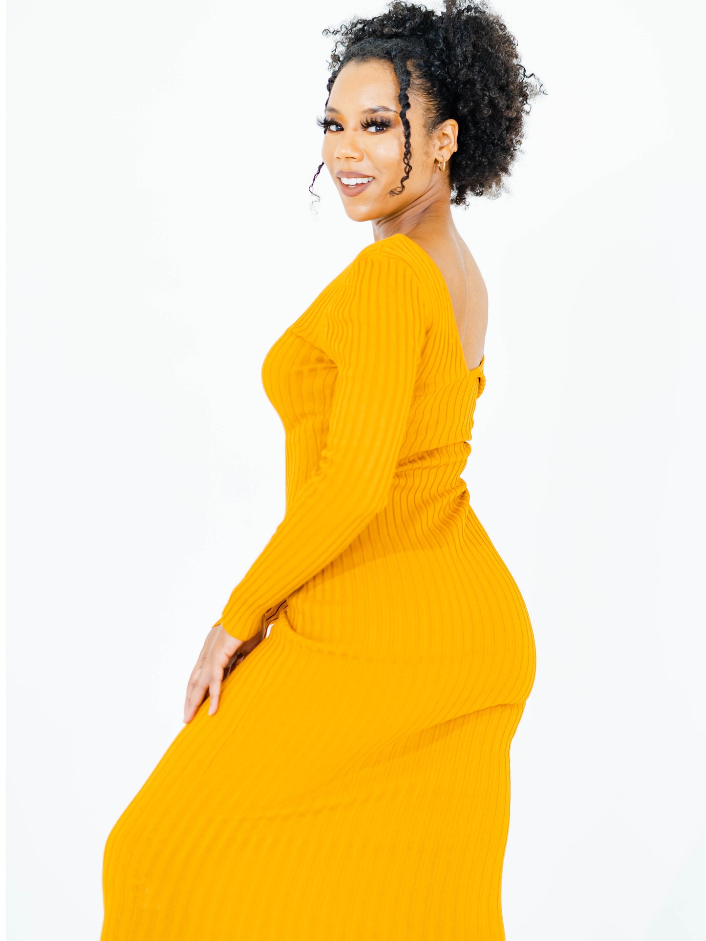 Get Me Bodied Dress - Gold