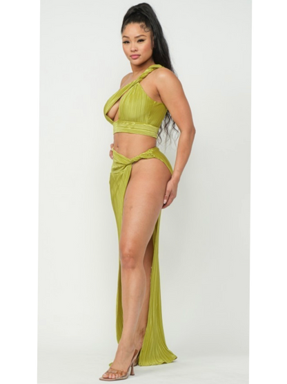 Mykonos Set - Avocado Green