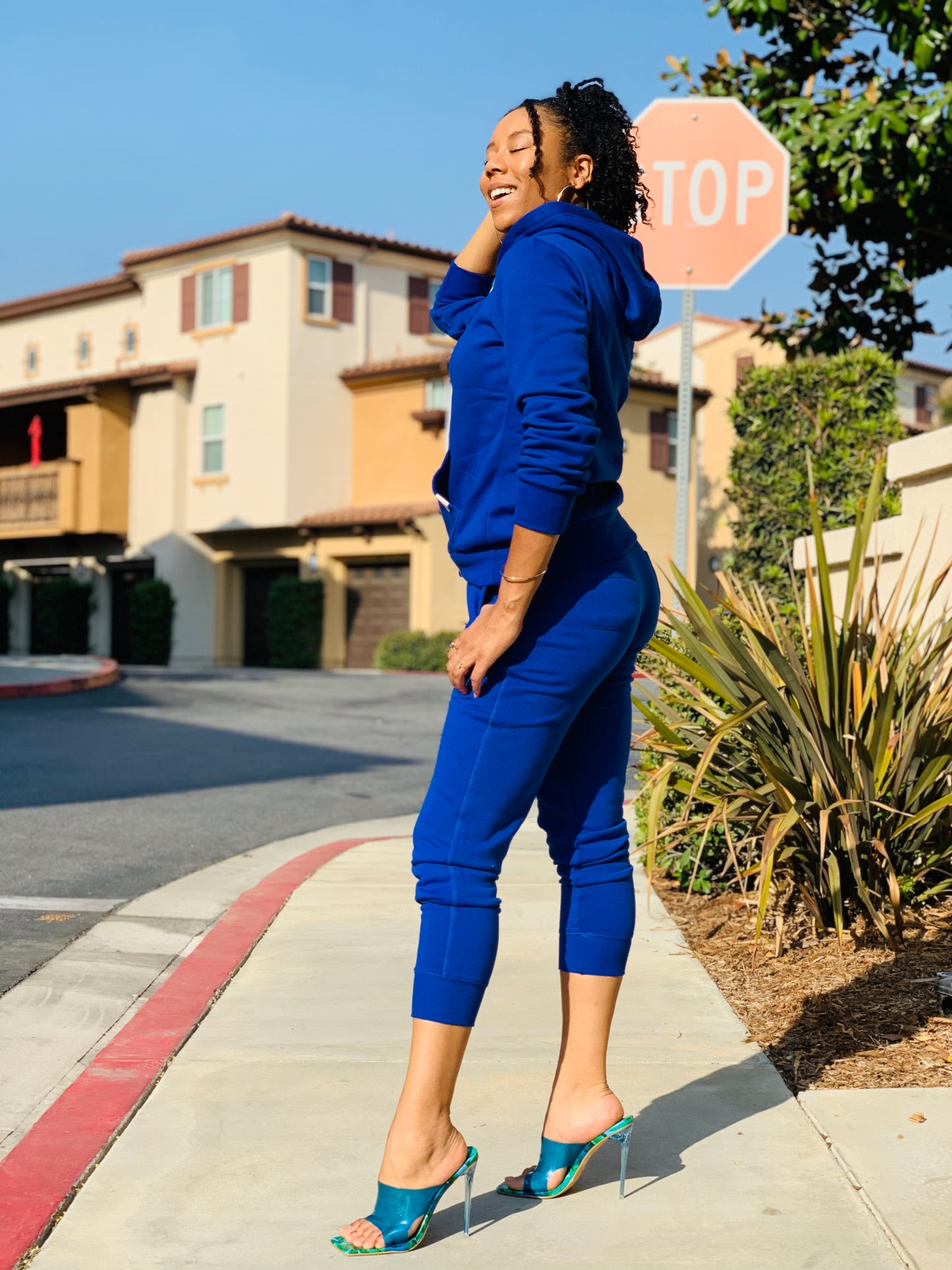 On Chill Set - Royal Blue - Lavish Accessories & Shoe House