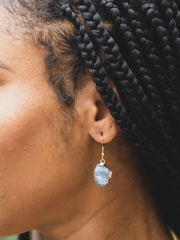Krystal Earrings - Blue