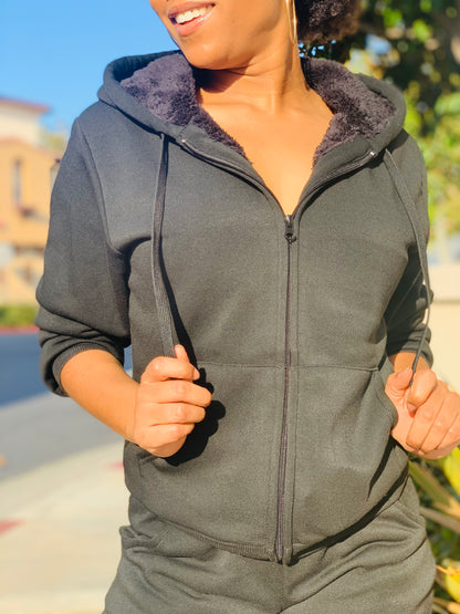 Keep It Cute Set - Black - Lavish Accessories & Shoe House