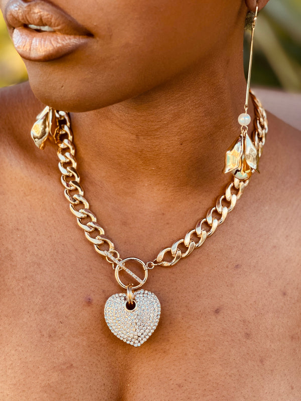 Love Locket Necklace - Gold