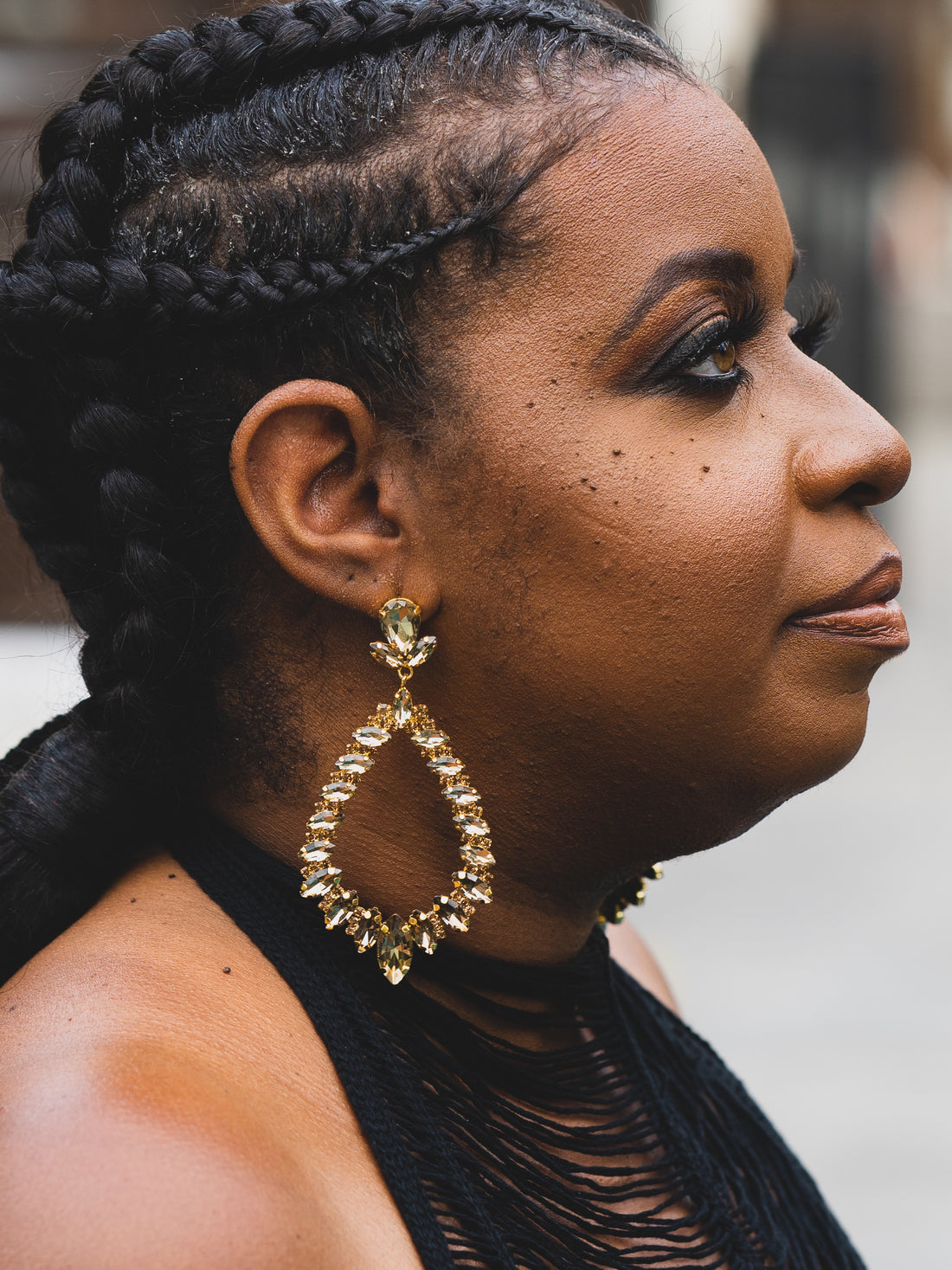 Azure Ear Rings Azure Earrings - Olive – Lavish Accessories & Shoe House