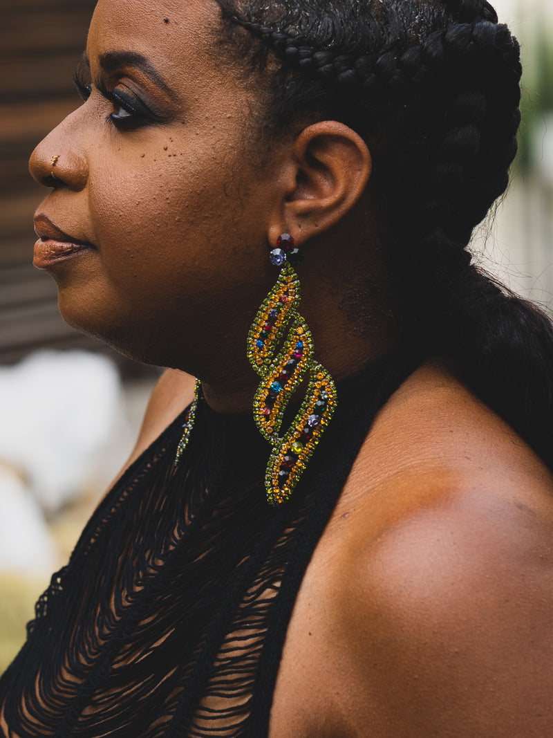 Glamorous Life Earrings - Multicolor