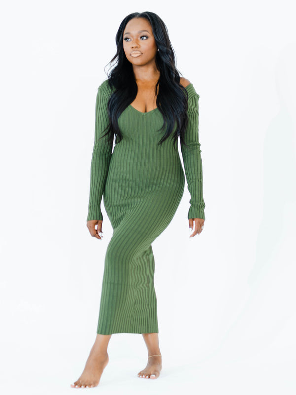 Get Me Bodied Dress - Green