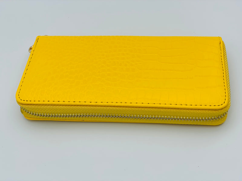 Vibrant Thang Wallet - Yellow - Lavish Accessories & Shoe House