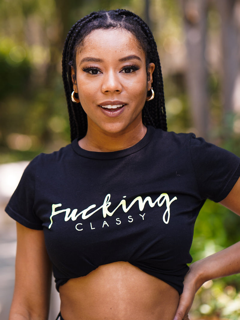 F**king Classy Crop Top