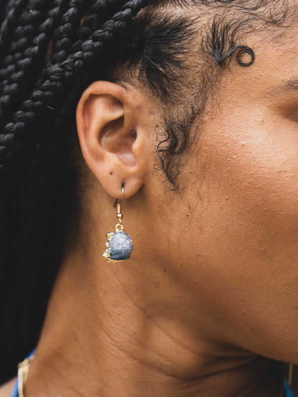Krystal Earrings - Blue