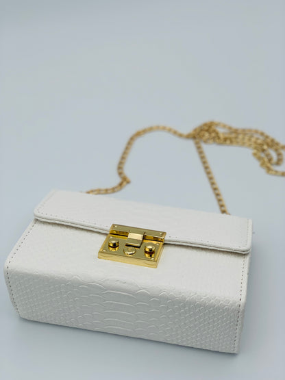 Cute In Croc Skin Bag - Lavish Accessories & Shoe House