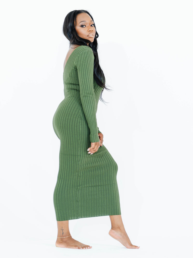 Get Me Bodied Dress - Green