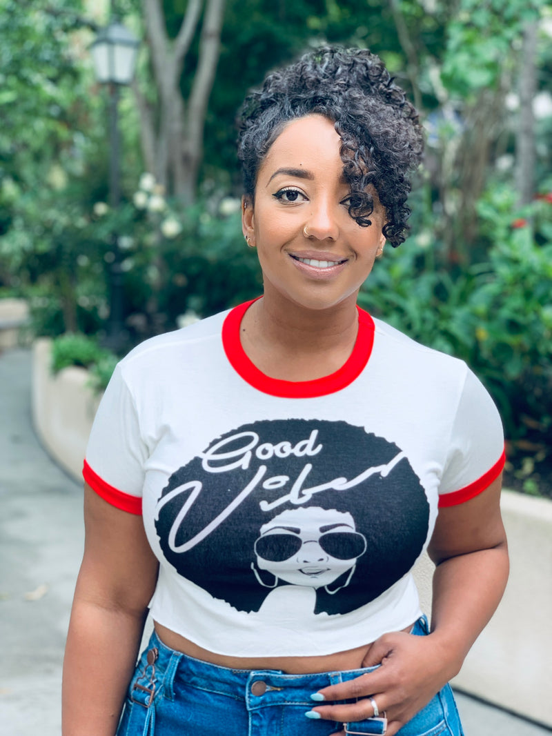 Good Vibes Crop Top - Lavish Accessories & Shoe House
