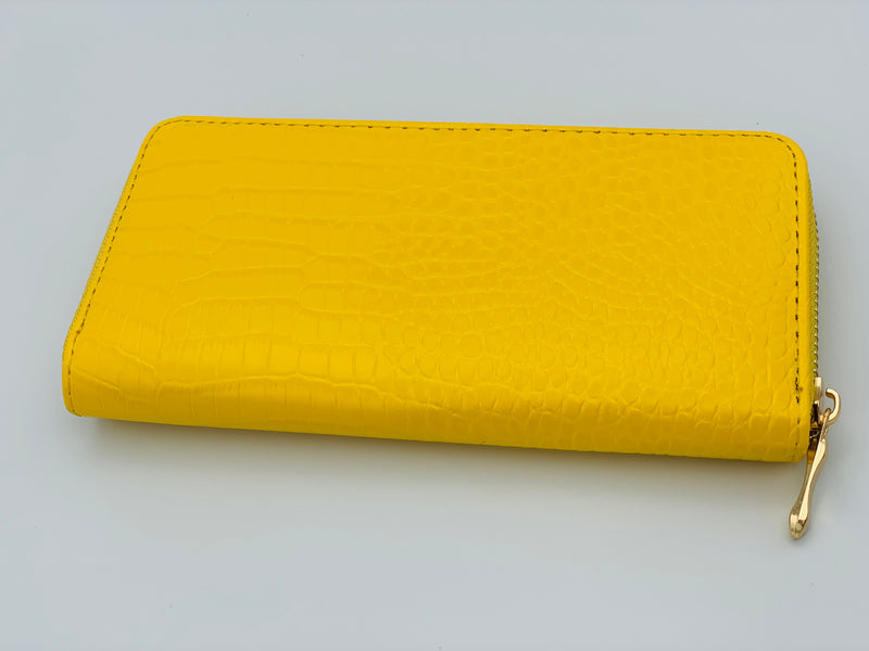 Vibrant Thang Wallet - Yellow - Lavish Accessories & Shoe House