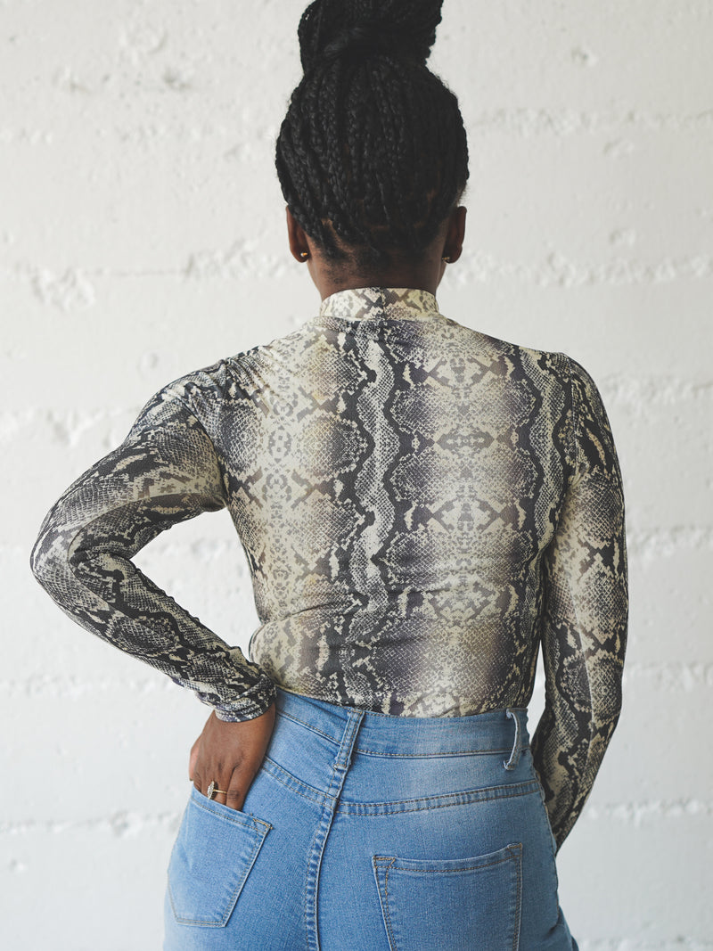 Kissed By Python Bodysuit