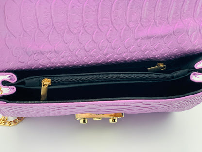 Cute In Croc Skin Bag - Lavish Accessories & Shoe House