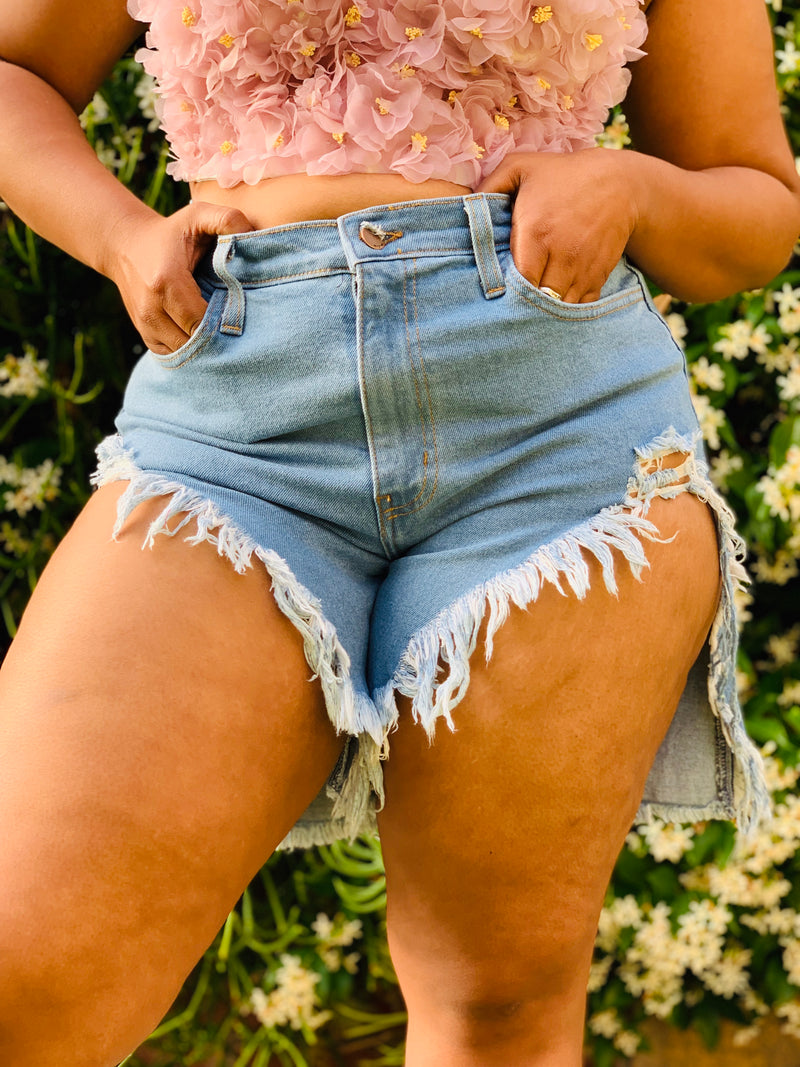 Ripped To The Max Shorts - Lavish Accessories & Shoe House