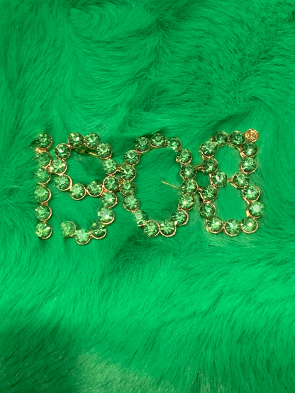 AKA 1908 Pin - Green - Lavish Accessories & Shoe House