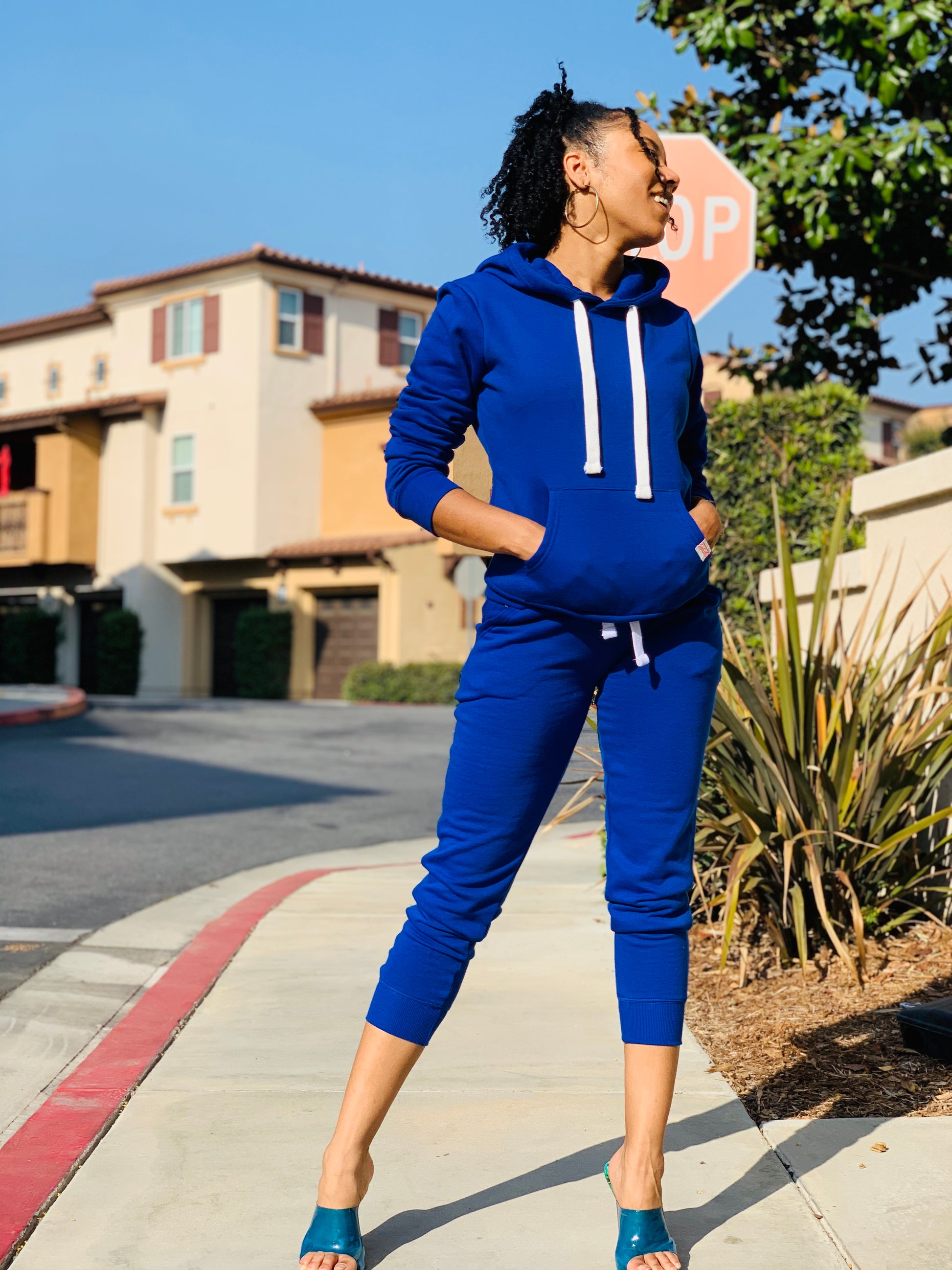 On Chill Set - Royal Blue - Lavish Accessories & Shoe House