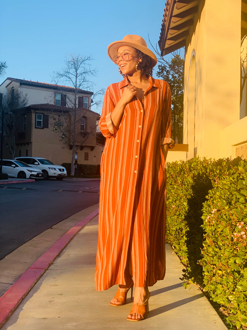 Bohemian Vibes Shirt Dress